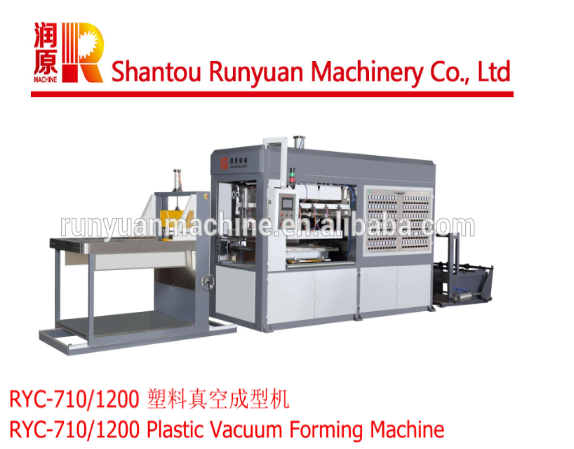 润原塑料全自动高速真空成型机RYC-710/1200